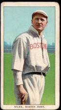 1909 T-206 HARRY NILES - Boston Red Sox - 1911 T206 T 206 Piedmont 150 a picture