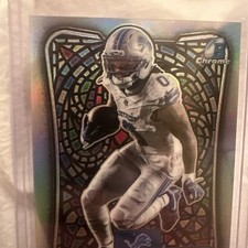 2026 Topps Bowman- Jahmyr Gibbs Etched In Glass SSP Case Hit picture