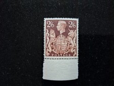 GB KGV 1  SG 476  2/6  BROWN STAMP WITH BORDER,  MNH ,FULL GUM. picture