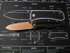 Gerber Paralite Rose Pocket Knife Frame Lock Plain Edge Blade picture