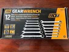 NEW Gearwrench 12pc Metric combination ratcheting wrench set with rack 86927 picture