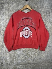 Vtg 1994 Nutmeg Mills Ohio State Buckeyes Sweatshirt Medium  Red Crewneck picture