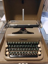 Vintage 1950s Consul 1511 Portable Typewriter Spanish QWERTY Serviced Case Works picture