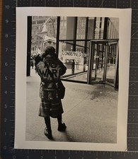1980’s  No War 8x10 Original Photograph Protest NYC EL Salvador picture