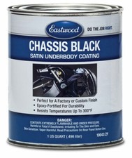 Eastwood Chassis Black Satin Quarts Resists Corrosion Chips Scratches Solvents picture