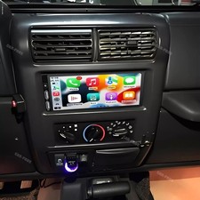 Apple Carplay Android 15 Car Stereo Radio GPS Nav Fits Jeep Wrangler 1997-2002 picture