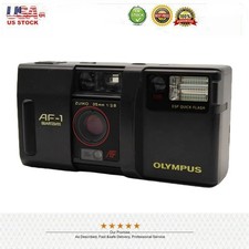 Olympus AF-1 Infinity 35mm Point & Shoot Film Camera Black - US picture