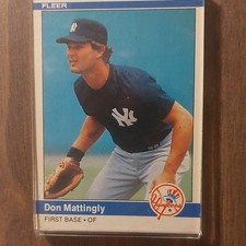 Fleer 1984 Don Mattingly #131 Base Set New York Yankees Baseball Card picture