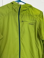 Patagonia Mens Houdini Windbreaker Jacket S - Lime Green Full Zip Hooded Gecko picture