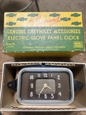 1938 1939 Chevrolet Car Accessory Glove Box Electric Clock picture