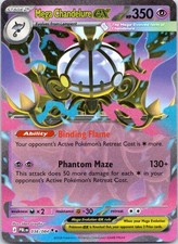 Mega Chandelure ex Holo Double Rare ME05: Pitch Black 038/084 NM picture