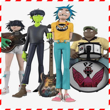 Action Doll Gorillaz Rock Band Member Murdoc Russel 2D Noodle Model Toy picture