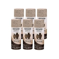 Rust-Oleum 7995830-6PK Stone Creations Spray, 12 oz, Pebble, 6 Pack picture