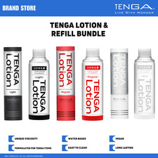 TENGA Lotion Water Based Lubricant Refill Bundle NWT NIB picture