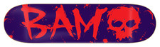 ZERO Bam Margera Purple Blood Skull CKY 8.0 Skateboard Deck picture