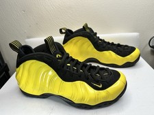 Nike Air Foamposite One Wu-Tang Optic Yellow Men's Size 8.5 🐝 NoBox 🔥 EUC 💯 picture