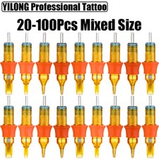 20-100Pcs Mixed Professional Sterile Tattoo Cartridge Needle Size RL RS RM M1 picture