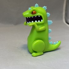 Vintage 1998 RUGRATS Reptar Burger King Toy Friction Sparking Works Nick Toons picture