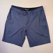 TravisMathew Beck Golf Shorts Mens 36 Navy Blue Performance Stretch Hybrid picture