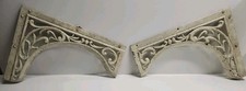 Antique Matching Pair Victorian-Style Cast Iron Architectural Brackets SD-95/96 picture