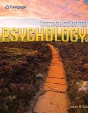 Introduction to Psychology (MindTap Course - Paperback, by Kalat James - New v picture