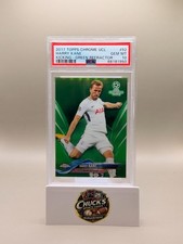 2017 Topps Chrome UEFA Harry Kane Green Refractor #/99 Tottenham PSA 10 GEM MINT picture