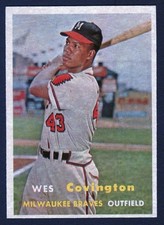 1957 Topps #283 Wes Covington (ex-mt)  picture