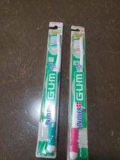 Vintage BUTLER GUM 461 Super Tip Toothbrushes Set of Two  picture