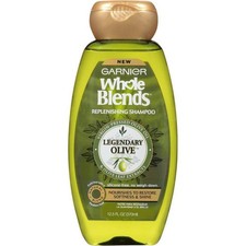 Garnier Whole Blends Replenishing Shampoo Legendary Olive Dry Hair 12.5 oz picture