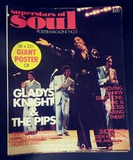 Vintage Poster Magazine Superstars Of Soul #2 Gladys Knight & The Pips       143 picture