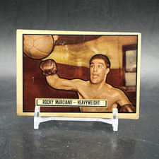 1951 #32 Topps Ringside Rocky Marciano HOF Rookie Vintage Boxing Trading Card picture