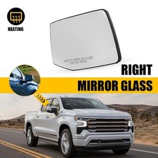 Right Heated Mirror Glass For 2020-2023 2024 Chevrolet Silverado 2500 HD 3500 HD picture