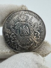 Coin Emperio Mexicano 1866 M. 1 Peso picture