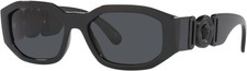 VERSACE VE4361 536087 53mm Black Dark Grey  Men's Sunglasses picture