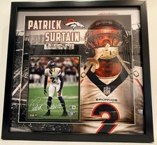 Patrick Surtain II Autographed 8x10 Photo — Denver Broncos Lighted Frame BAS COA picture