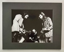 Derek & the Dominos Eric Clapton Duane Allman 1970 Tampa Florida Matted Photo... picture