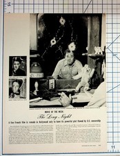 1940s The Long Night Movie Article Magazine Page Ad Yellow Pages Ephemera picture