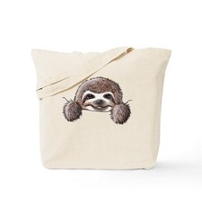 CafePress Kiniart Pocket Sloth Tote Bag (1557638236) picture