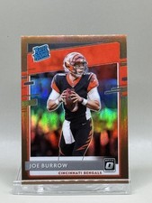 2020 Joe Burrow Panini Donruss Optic #151 Bronze Holo Prizm Rated Rookie Card RC picture