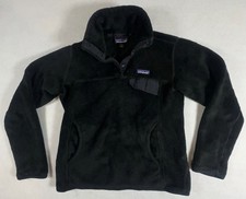Patagonia Re-Tool Snap-T Pullover Womens S Black Polartec 25442 Thermal picture
