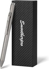 Bolt Action Pen, Titanium Ballpoint Pen with Black Ink, Compatible with Pilot G2 picture