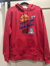 Arizona Wildcats 2026 Big 12 Basketball Tournament Champions Hoodie Red XL NWOT picture