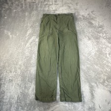 Vintage OG-107 Pants Mens 38 Green Sateen Utility Army Trousers Type 1 picture