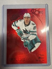 2022-23 Skybox Metal Universe Precious Metal Gems Red #118 Timo Meier /100 picture