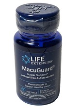 Life Extension MacuGuard Ocular Support with Saffron and Astaxanthin 60gels New picture