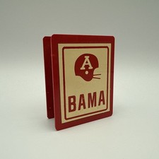 Vintage 1960s Alabama Crimson Tide BAMA Football Matchbox Match Holder Souvenir picture