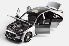 2025 Mercedes Benz S63 AMG E-Performance Silver 1:18 by NZG picture