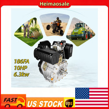 186fa 10hp Single-cylinder Air-cooled Diesel Engine Fits Micro-tillers/generator picture