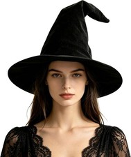 Lightweight Comfort Fit Witch Hat, Leuceity Halloween Wizard Hat picture
