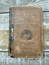 1853 Antique Geography Book 